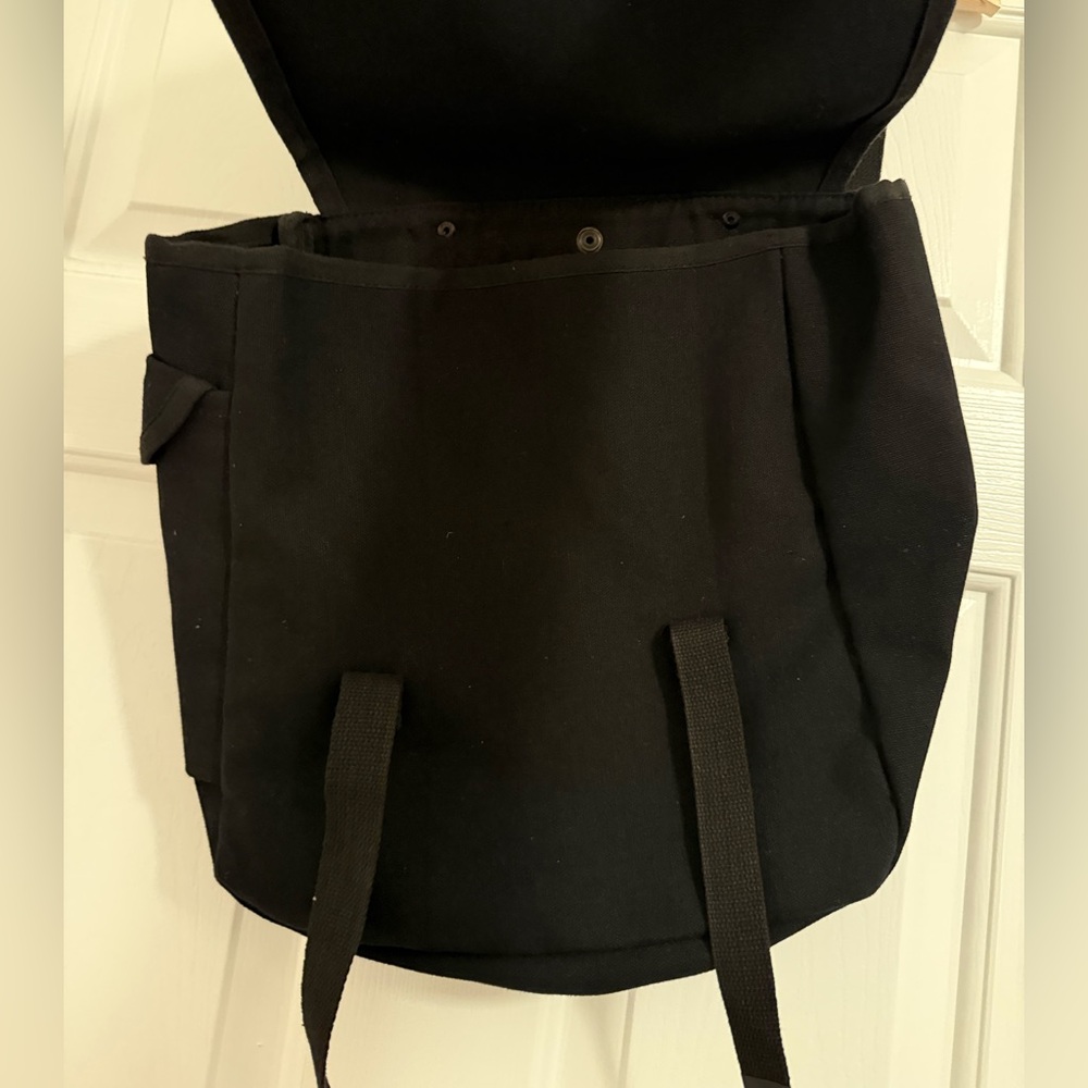 Black Canvas Backpack - image 2